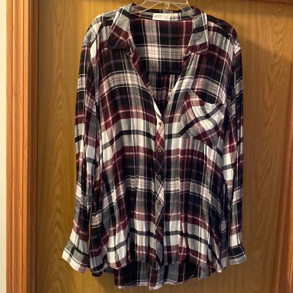 Flannel blouse
